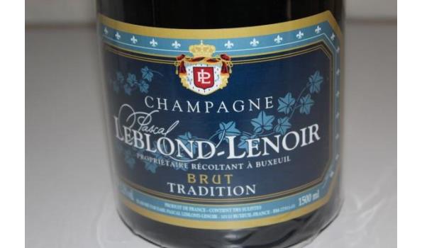 3 flessen à 1,5l champagne Leblond-Lenoir, Tradition